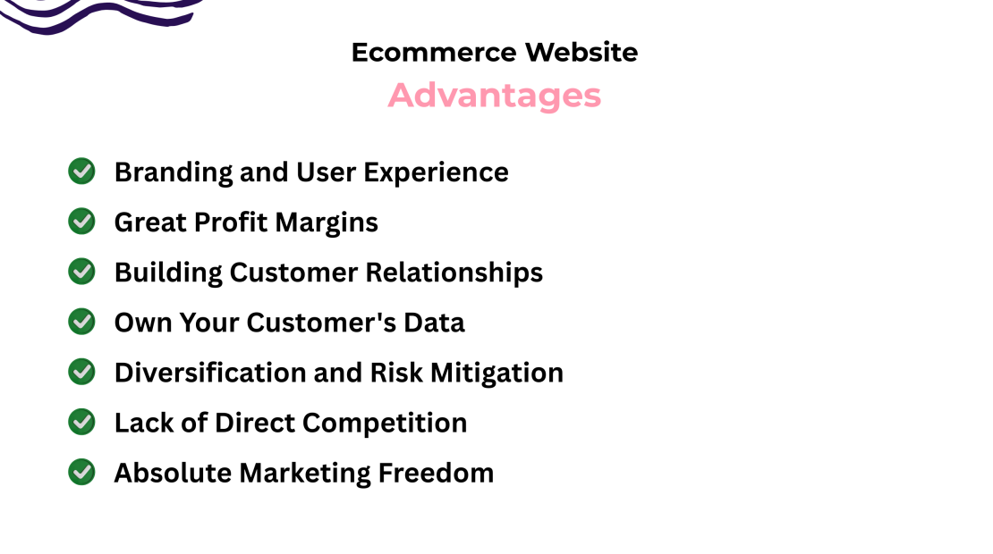 ecommerce website advantages
