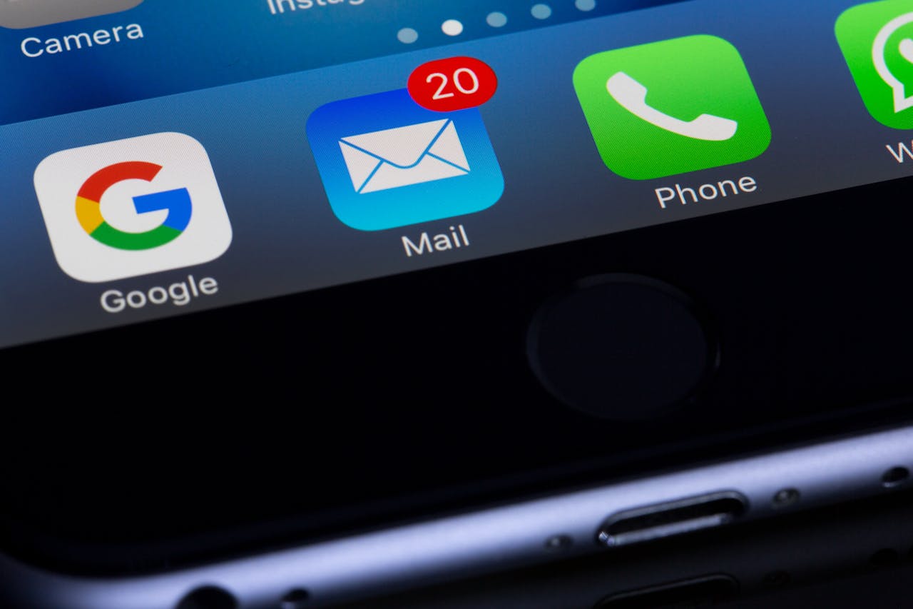 Representation of received emails