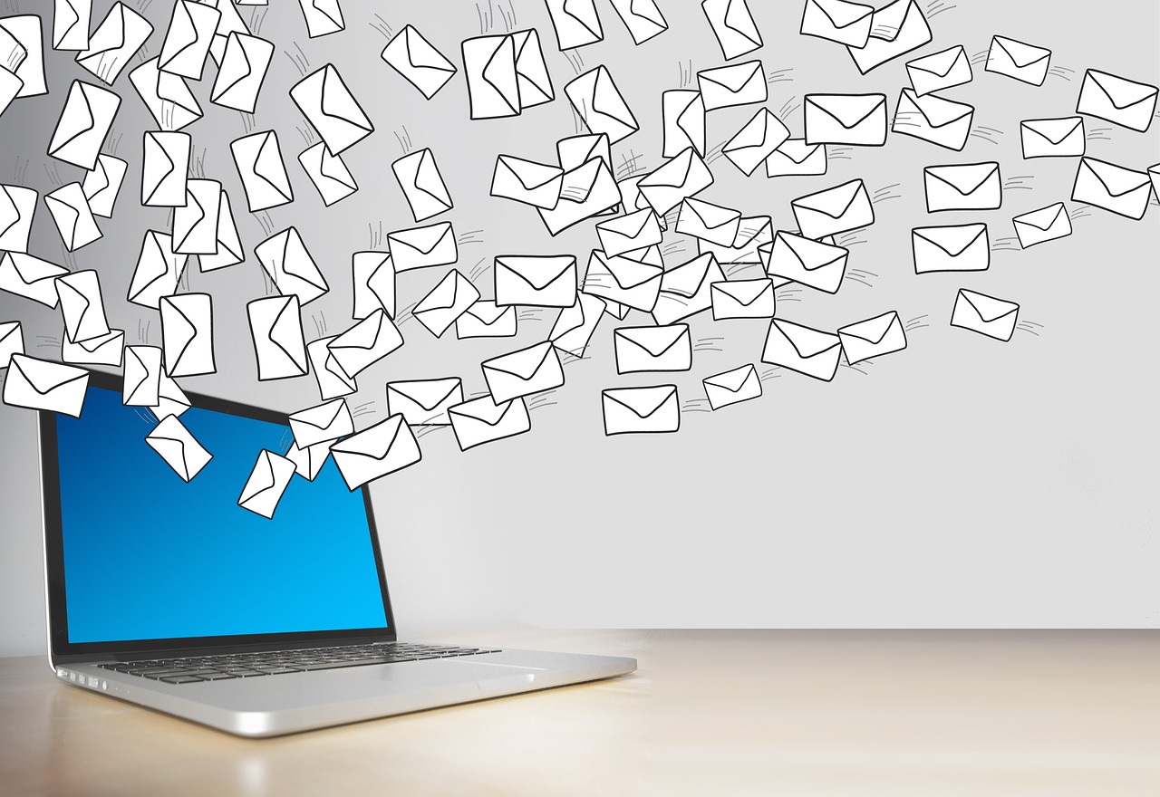 representation of sending emails