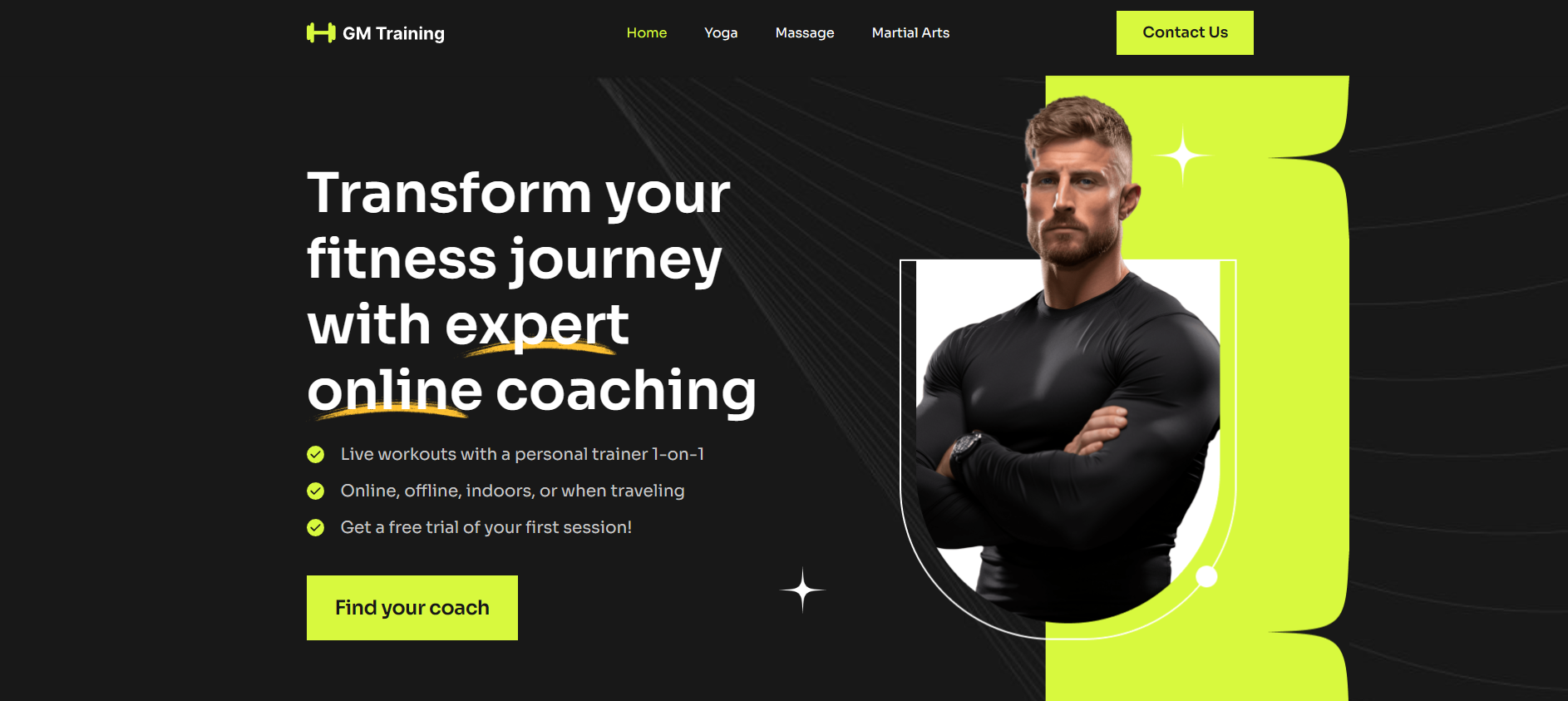 Ready website from Brizy screenshot