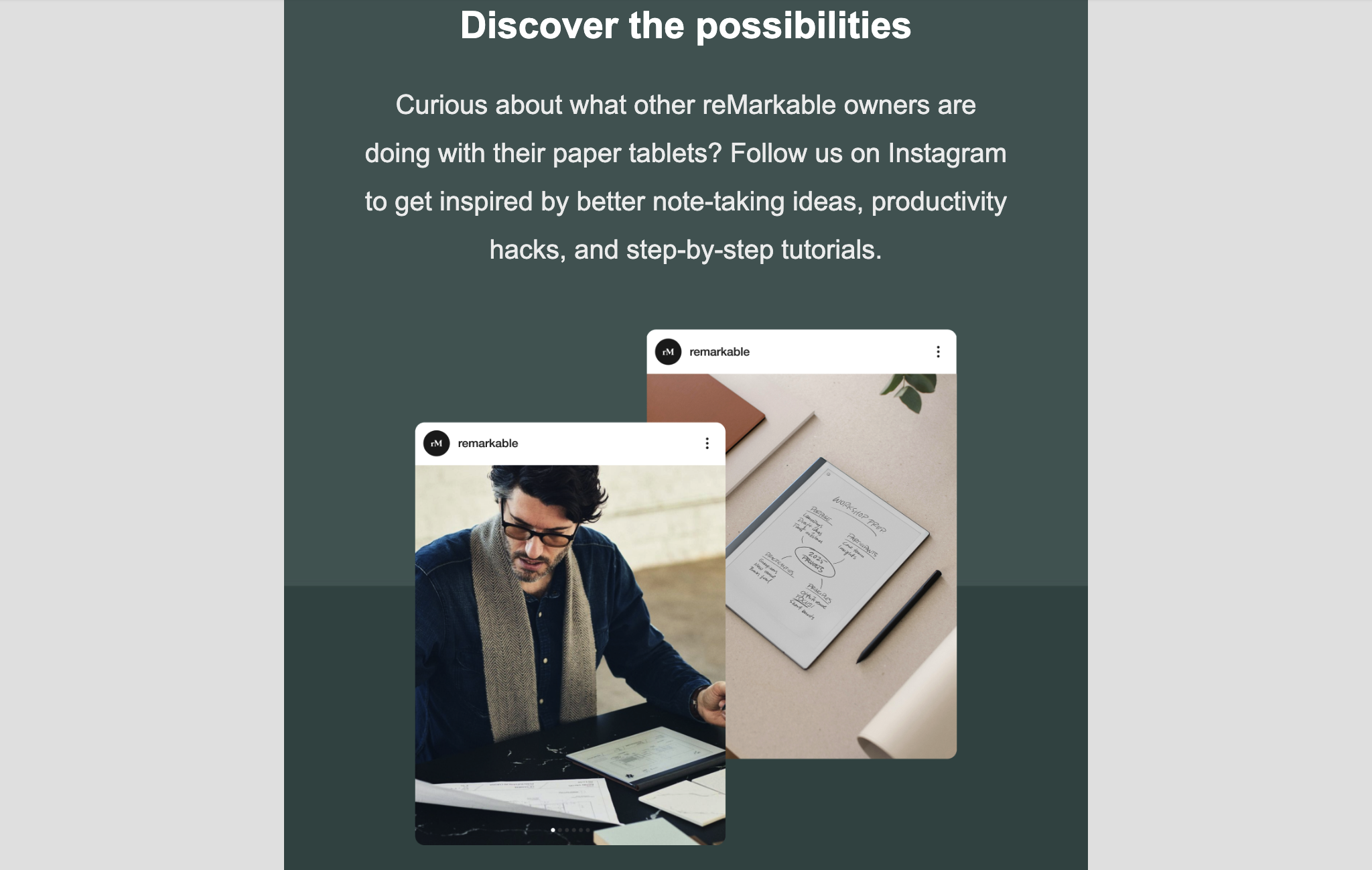 Email showcasing effective design for dark and light mode