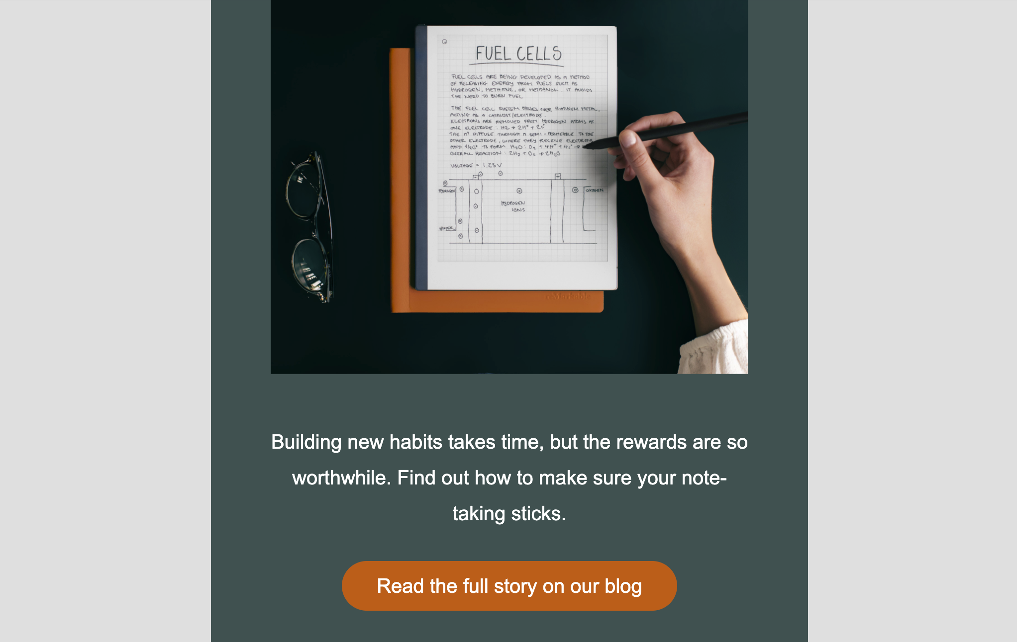 Email showcasing low-commitment CTA