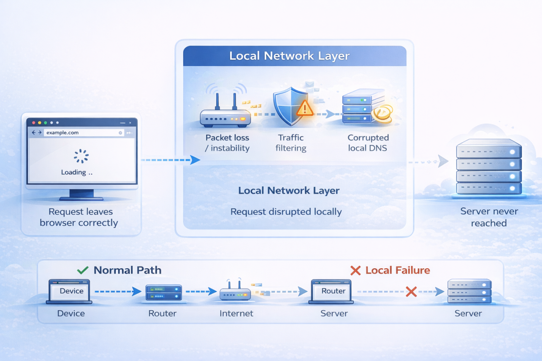 Local Network Layer timeout  issues