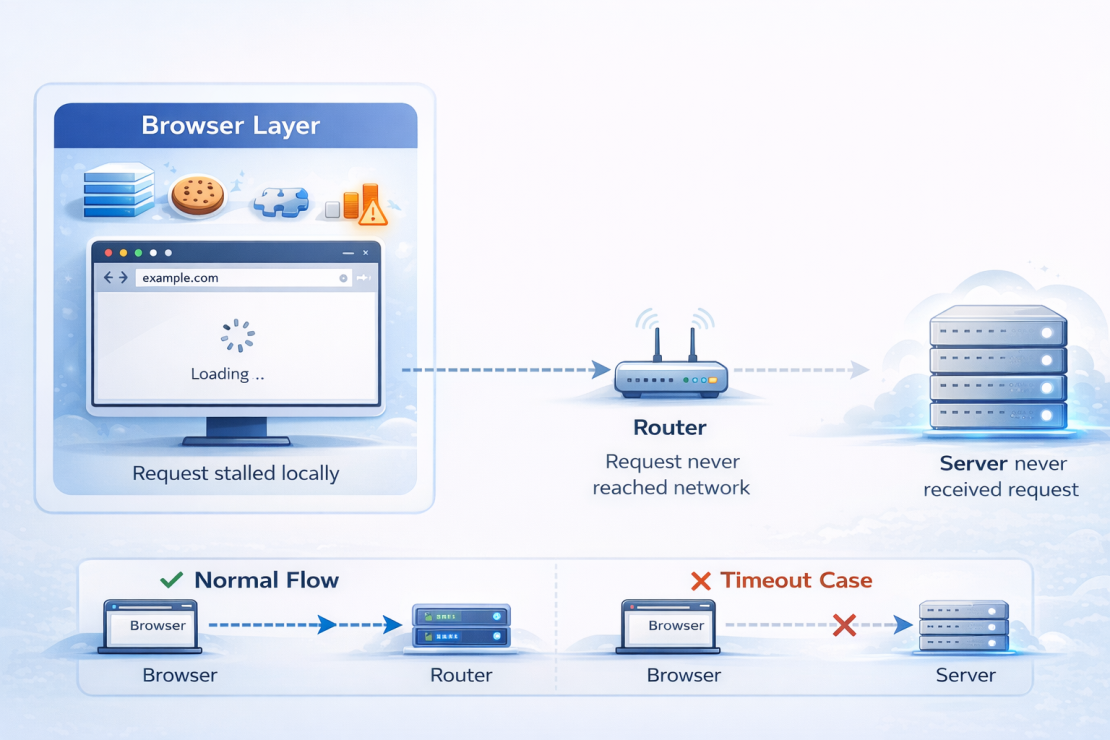 Browser layer network timeout fix
