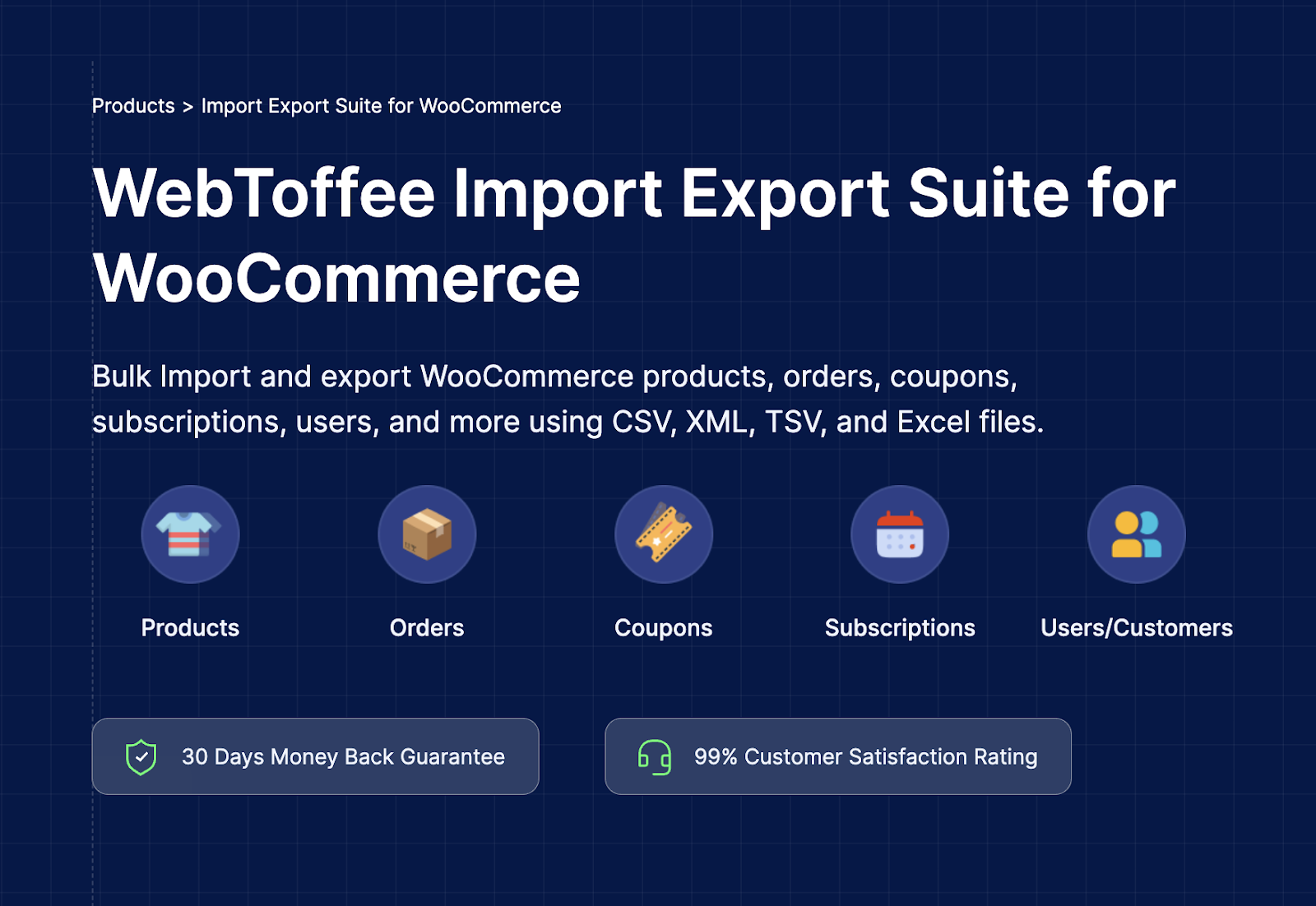 Import Export Suite for WooCommerce