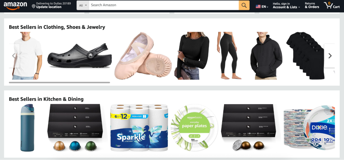 amazon best seller recommendations
