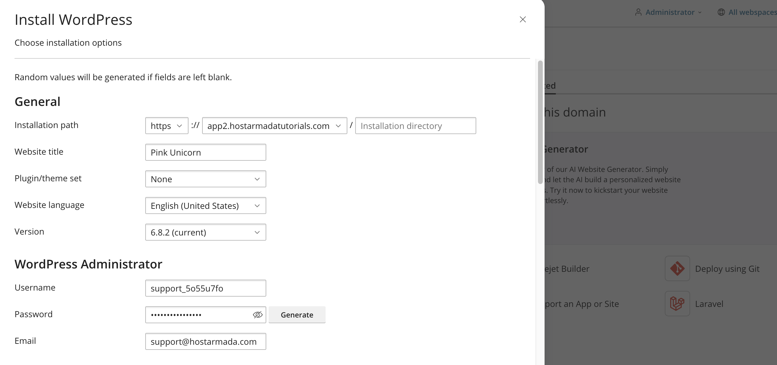 wordpress-credentials