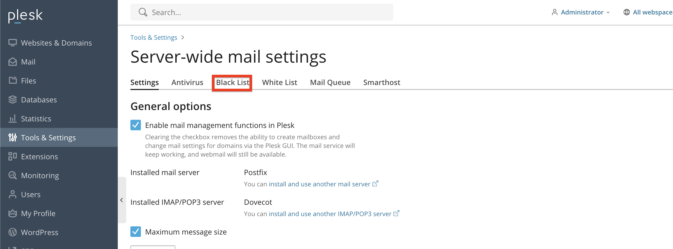 blacklists