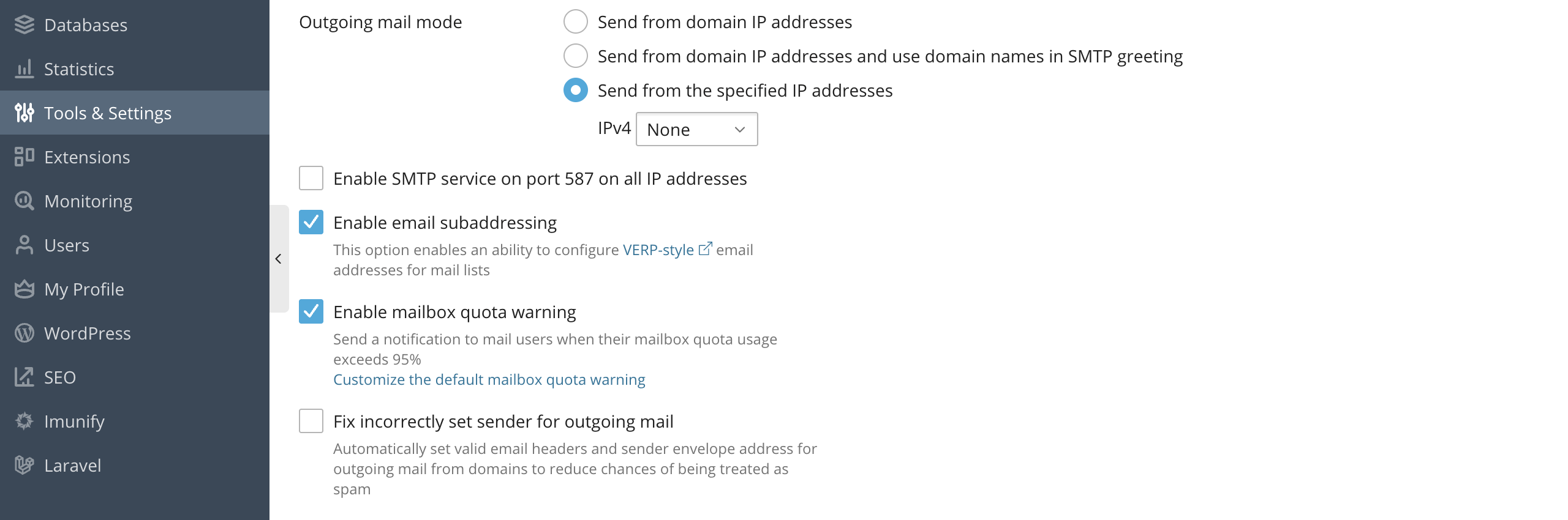 outgoing-mail-mode