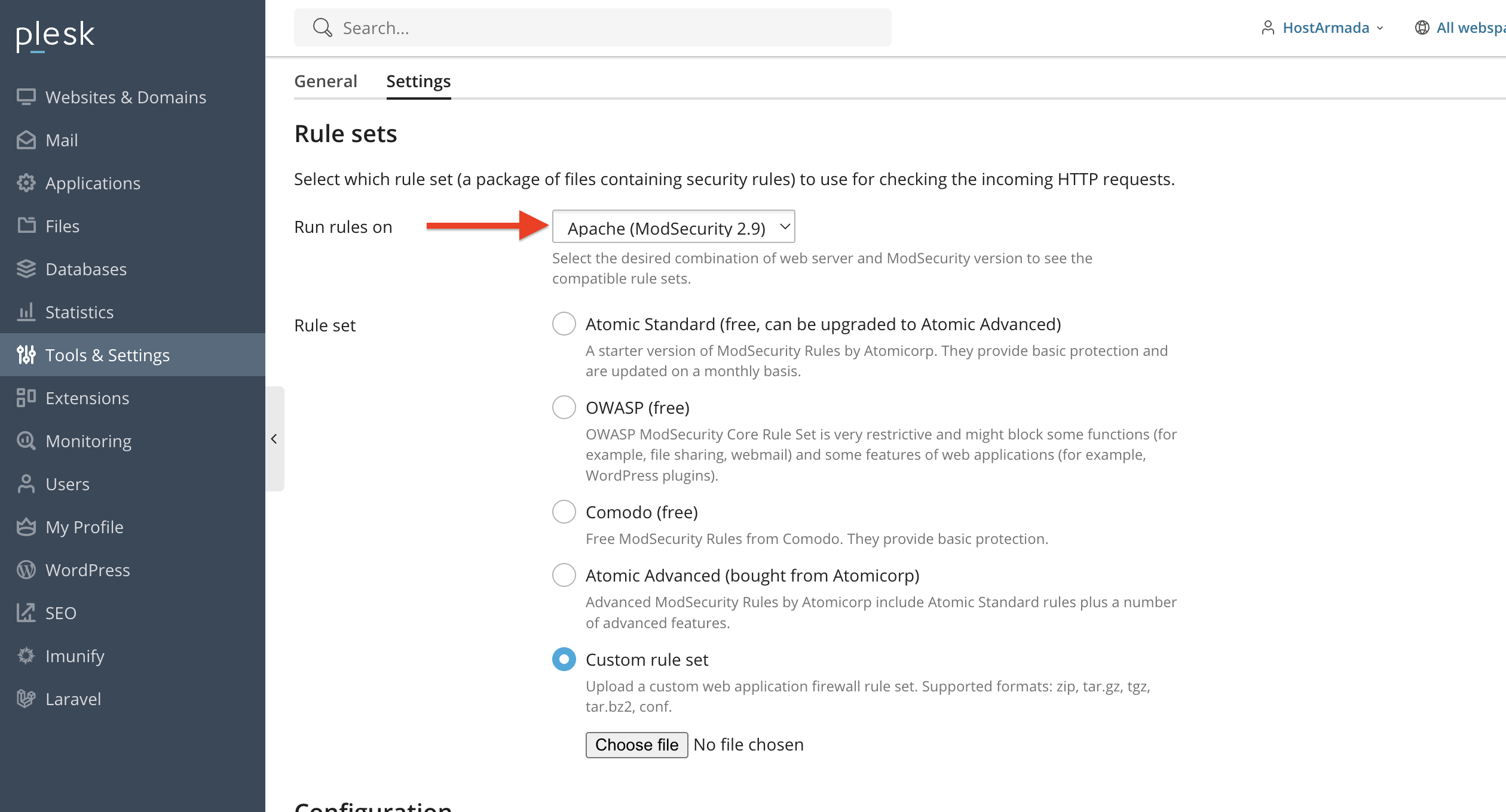 apache-version-option