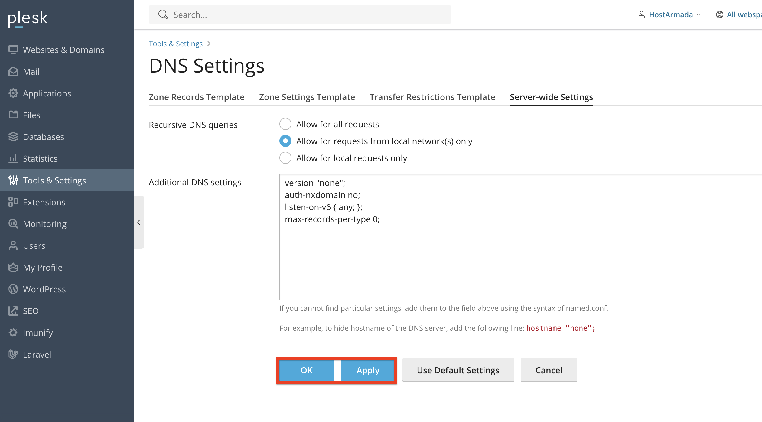 apply-dns-settings