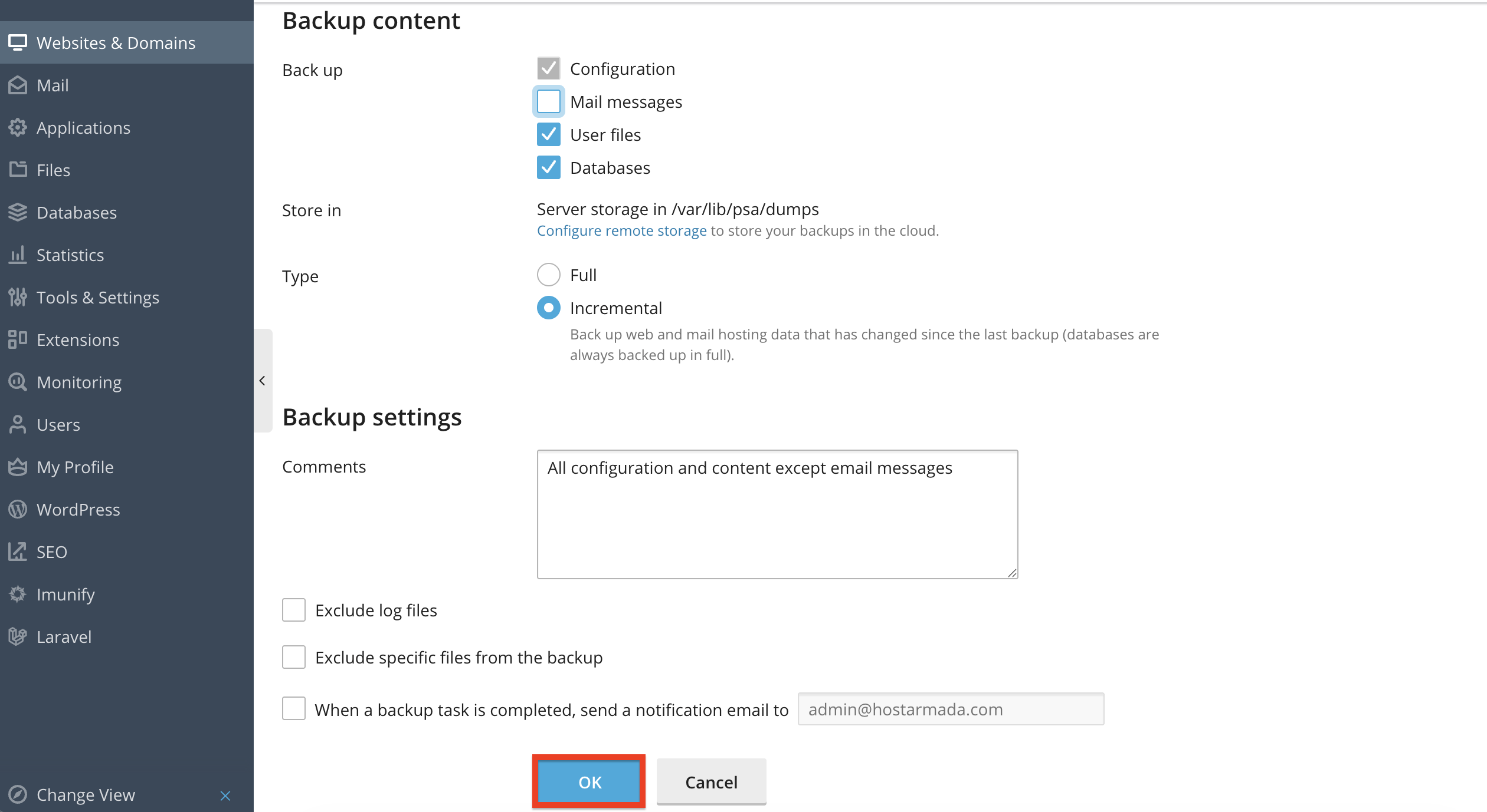create-backup