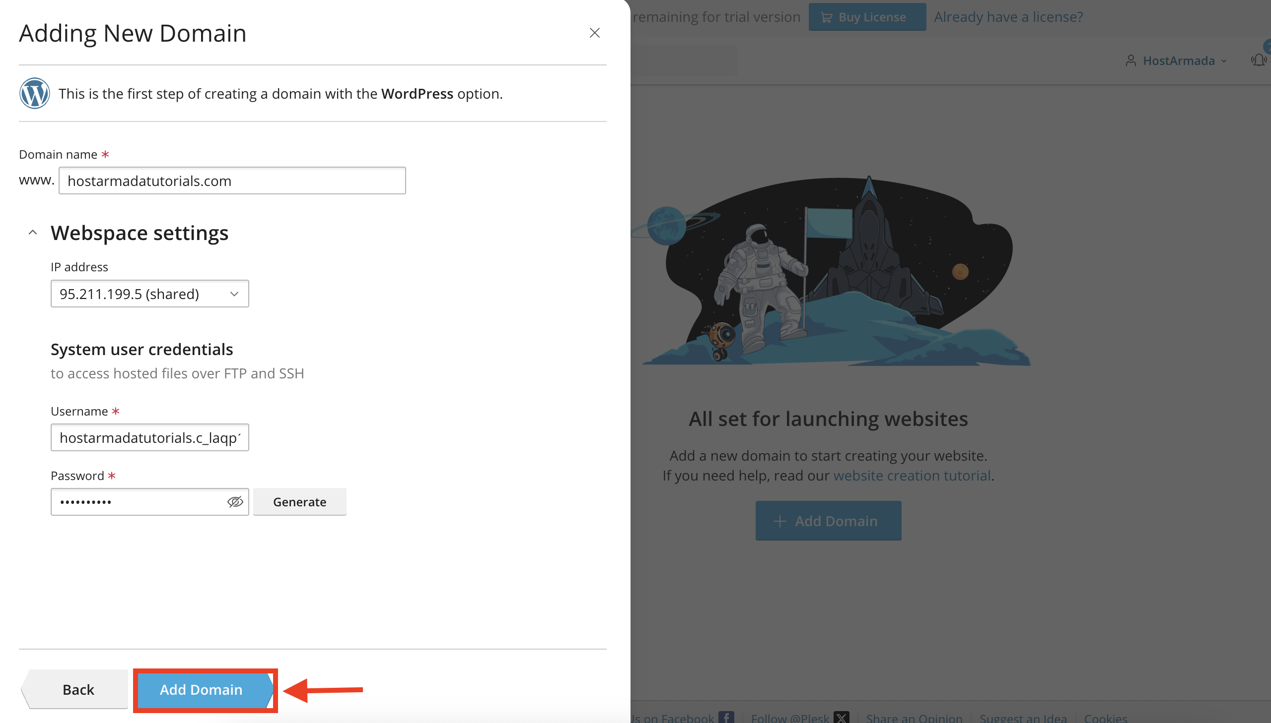 add-domain-to-plesk