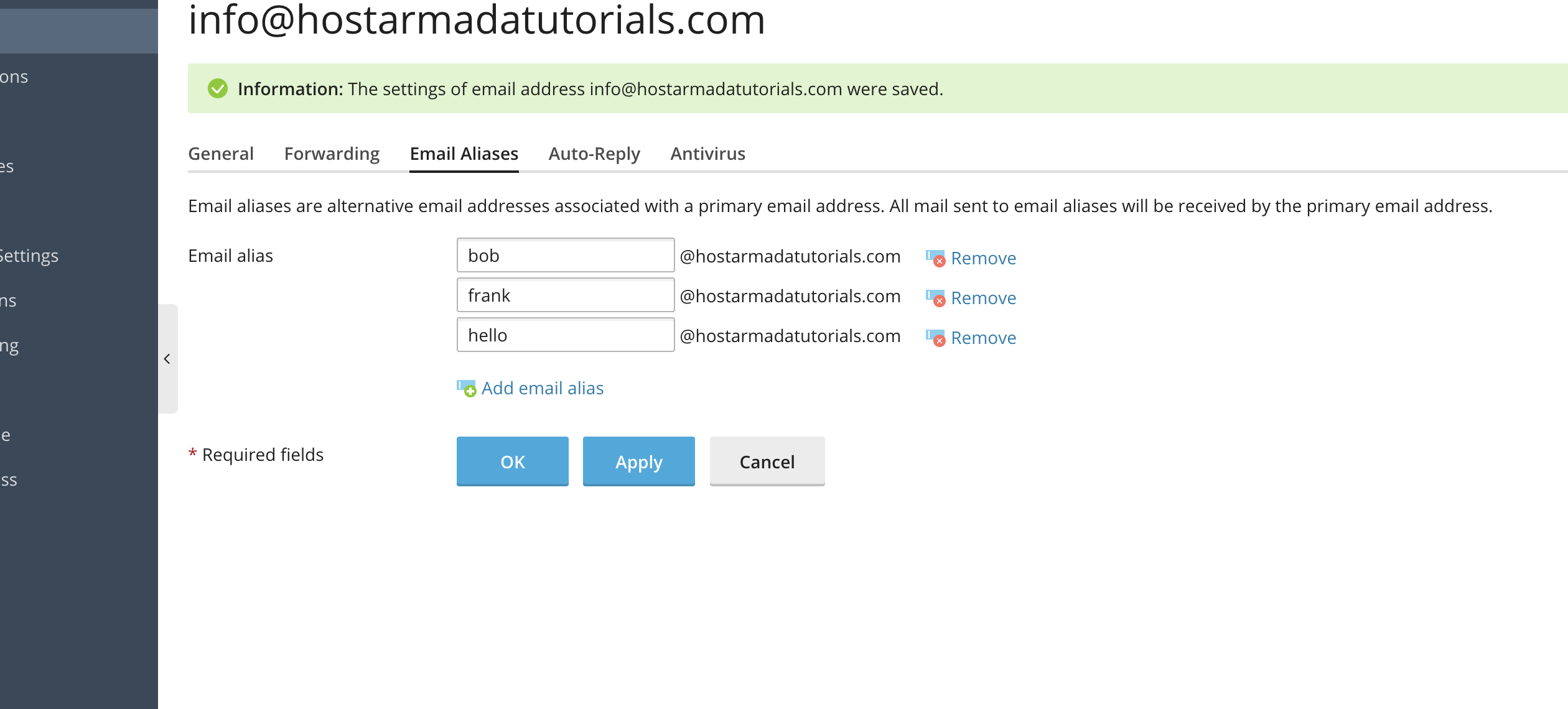 email-aliases