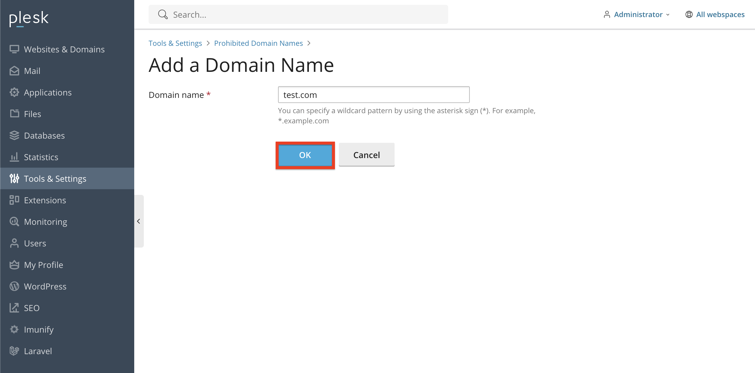 confirm-domain-name