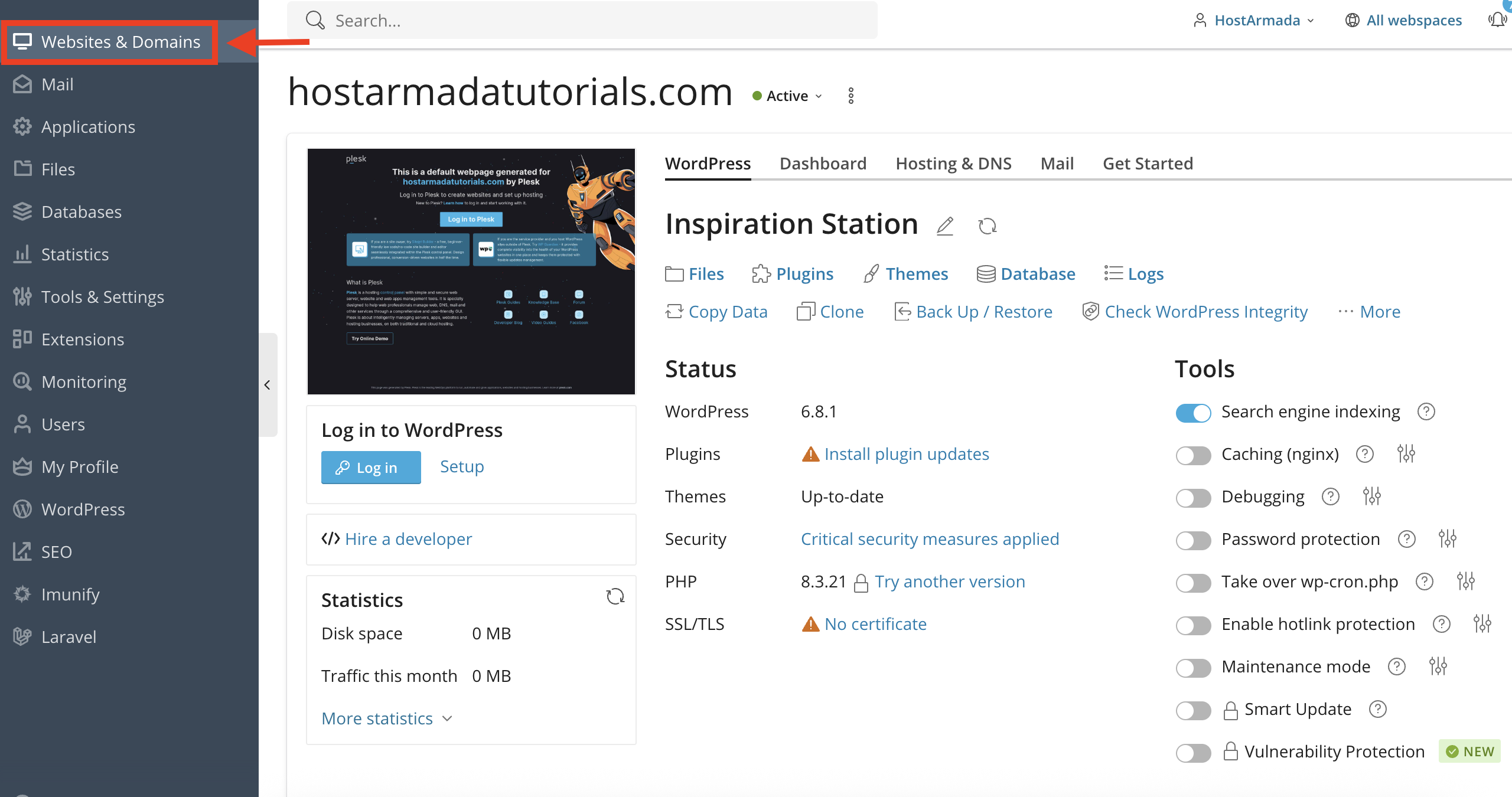 websites-and-domains-functionality