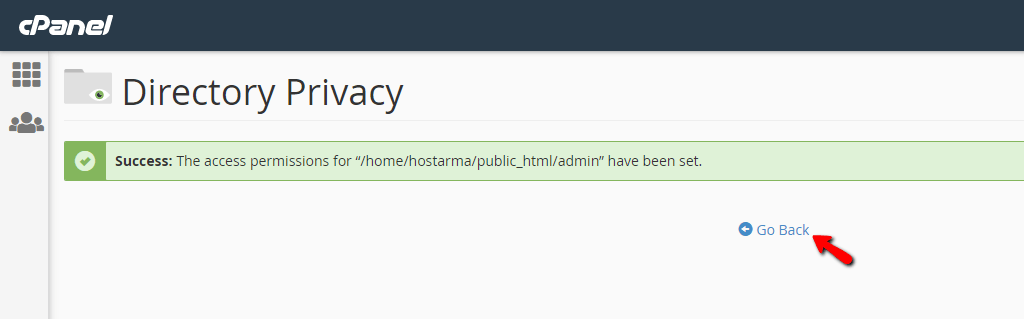 Directory Privacy - going back