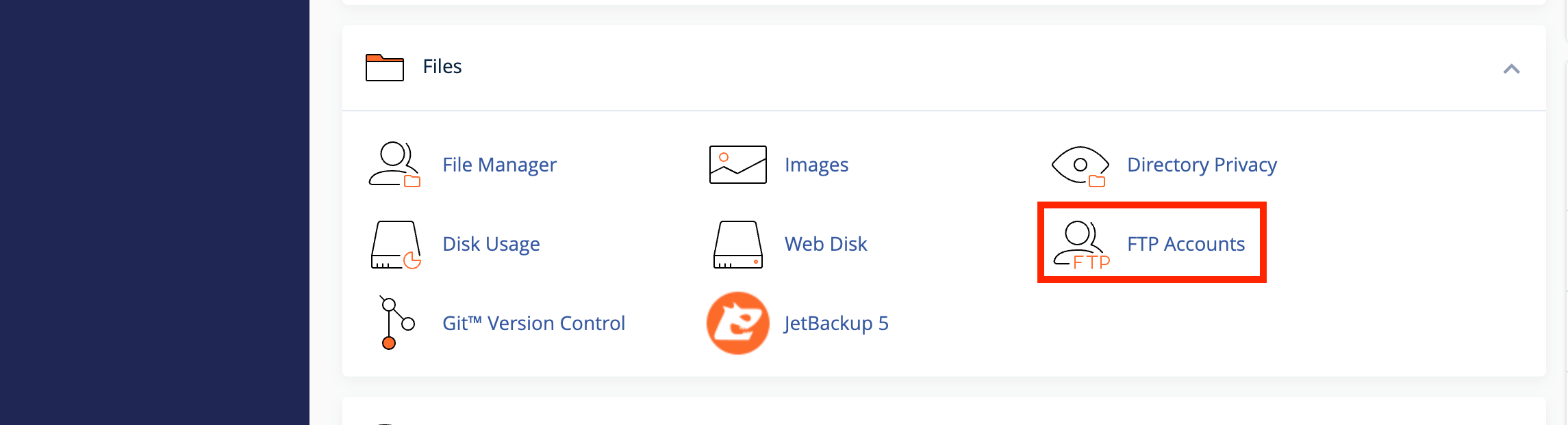 ftp-accounts-functionality