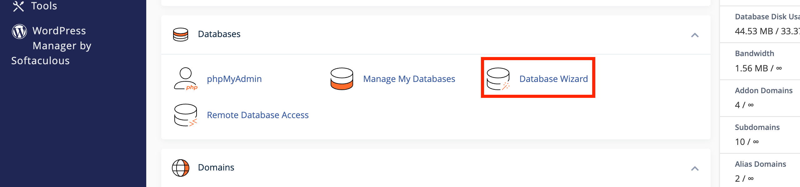 mysql-database-wizard