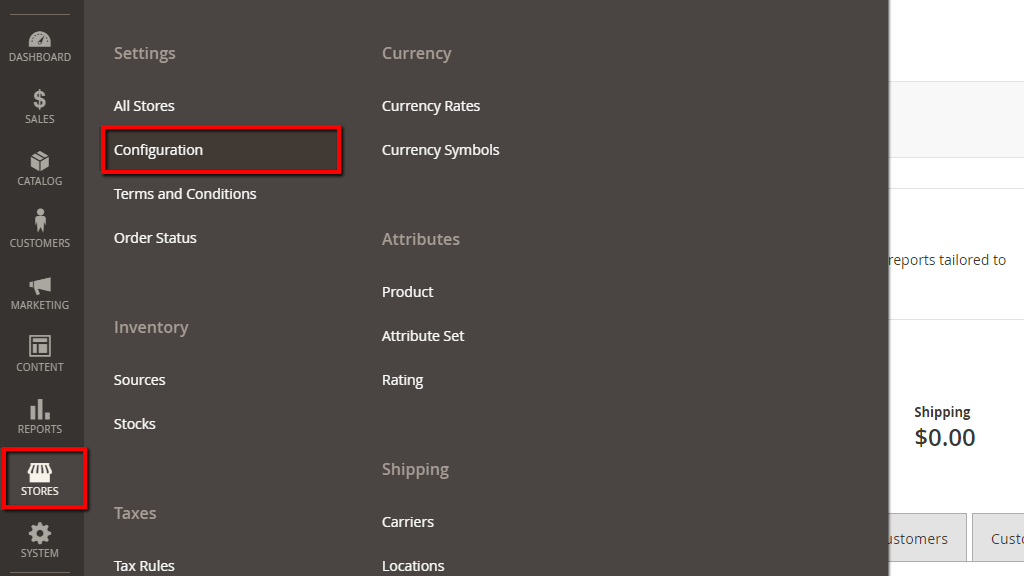Accessing the Configuration page
