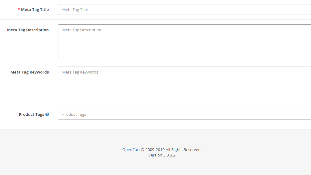 General Tab additional settings
