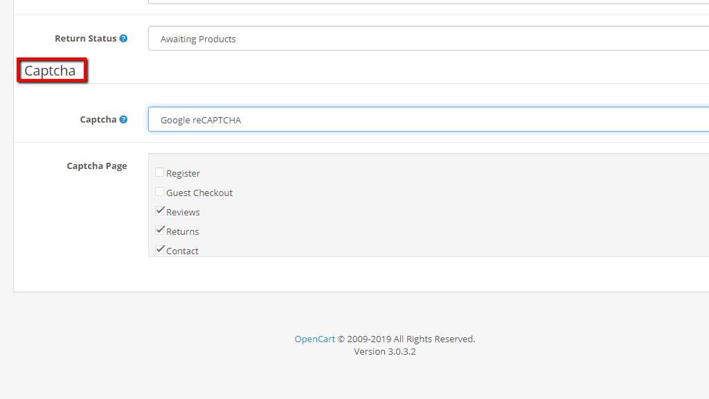 Accessing the Option Settings tab