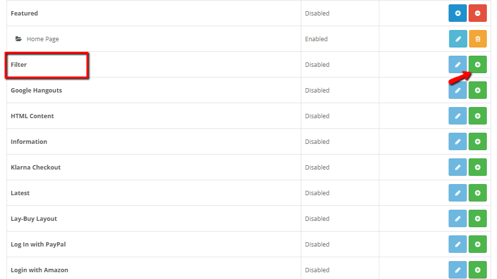 Installing the Filter module