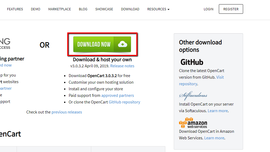 Downloading the archive