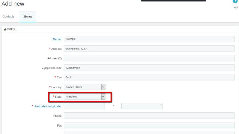 Configuring the State