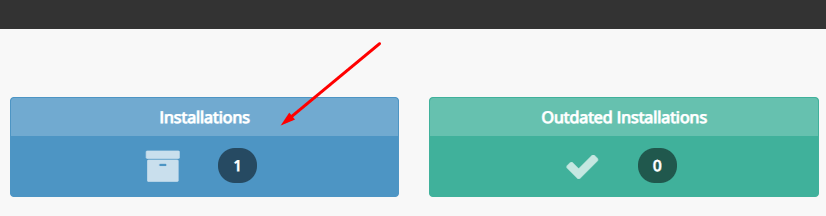 softaculous installations access