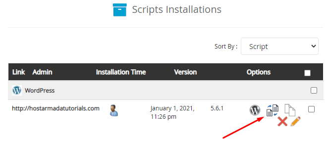 script-installations-staging-wordpress