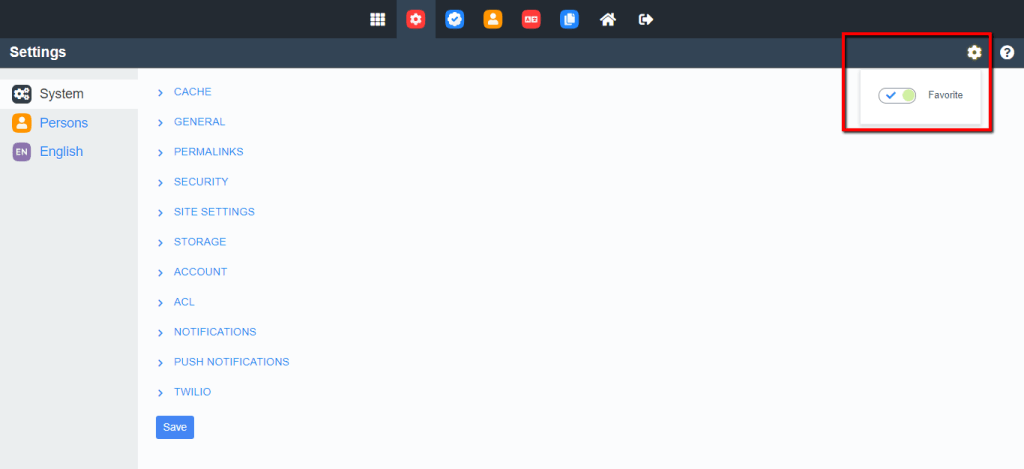 Add App to Favorites