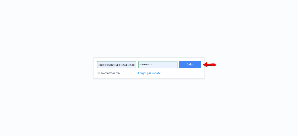 Studio Login page
