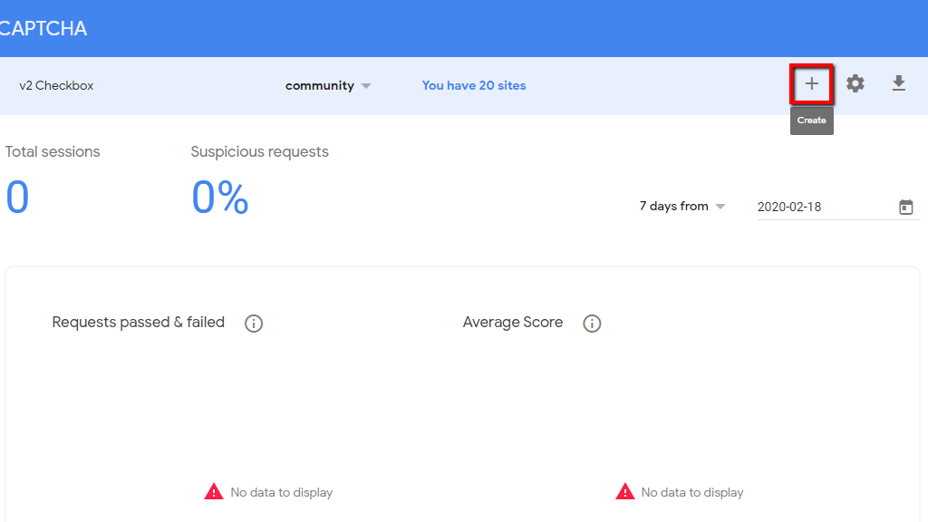 Creating a reCaptcha in Google reCaptcha