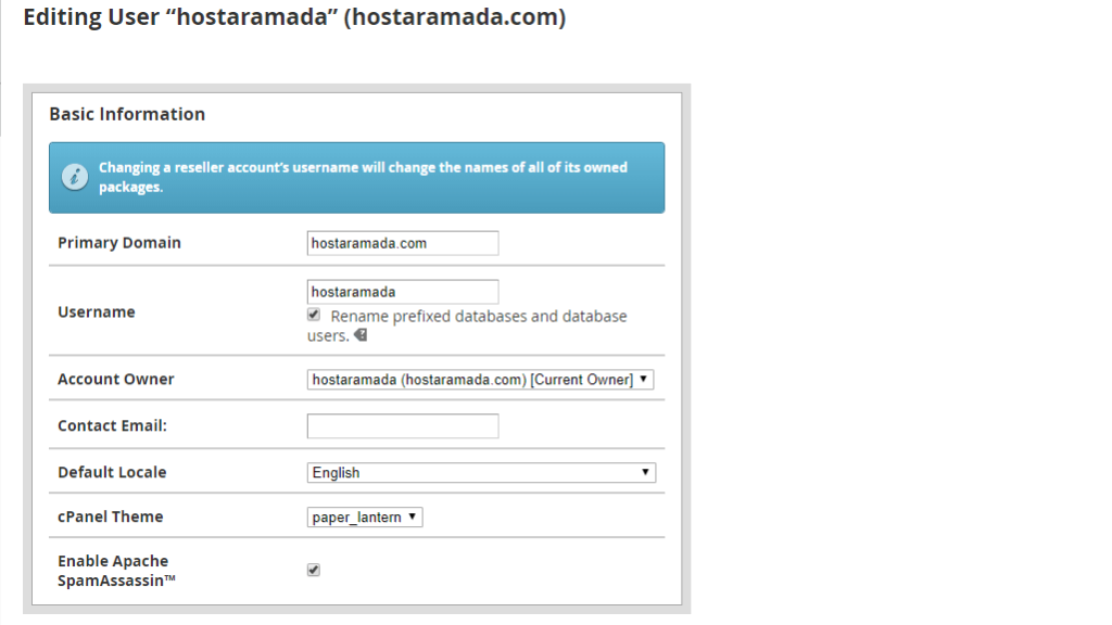 Basic Information section