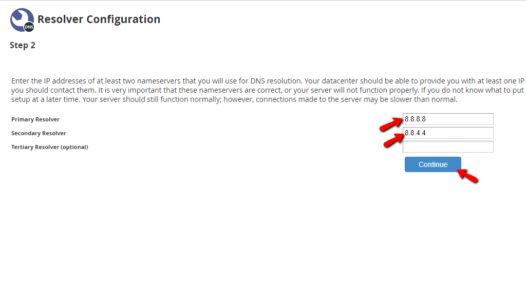 Completeing the Resolver Configuration