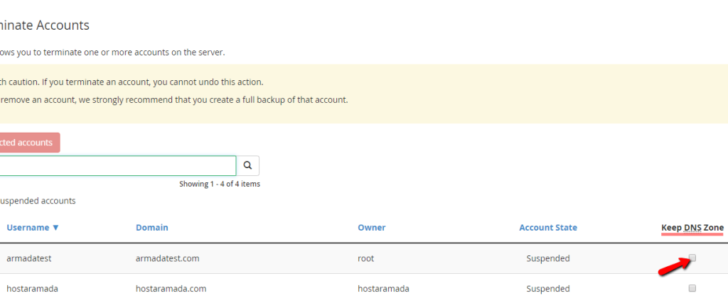 Keep DNS Zone feature