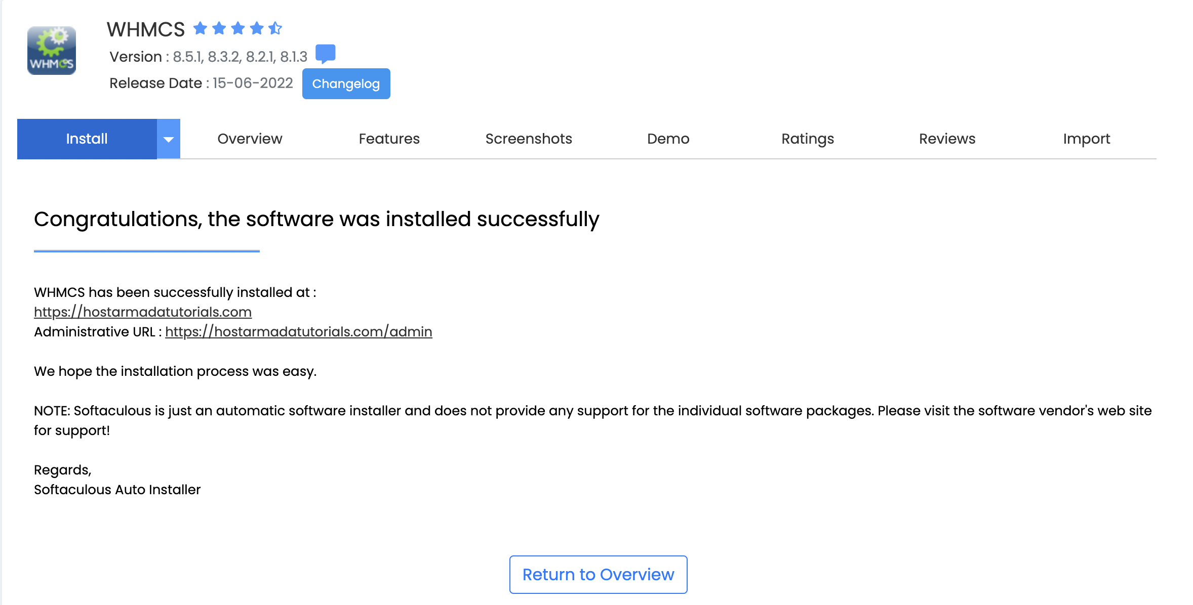 installation-successful