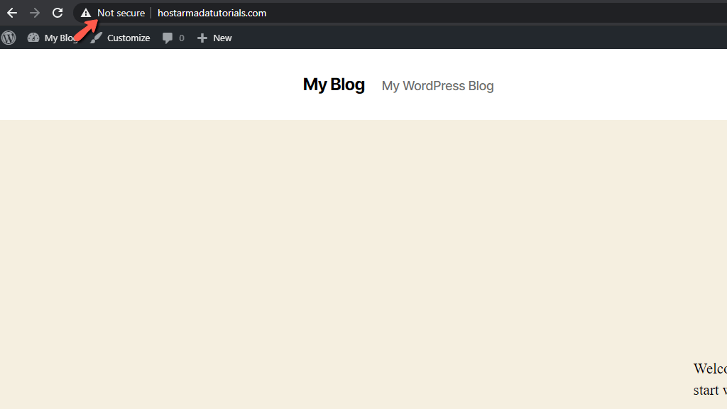 WordPress Unsecure Connection before Really Simple SSL activation