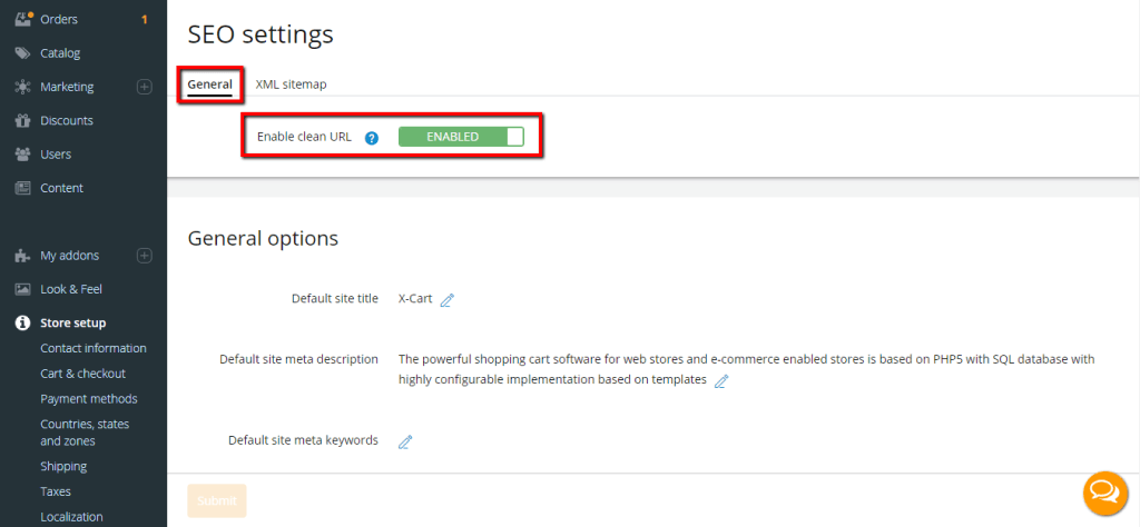 Enable Clean URLs