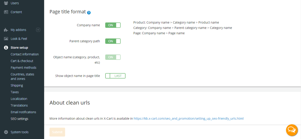 Page Title Format